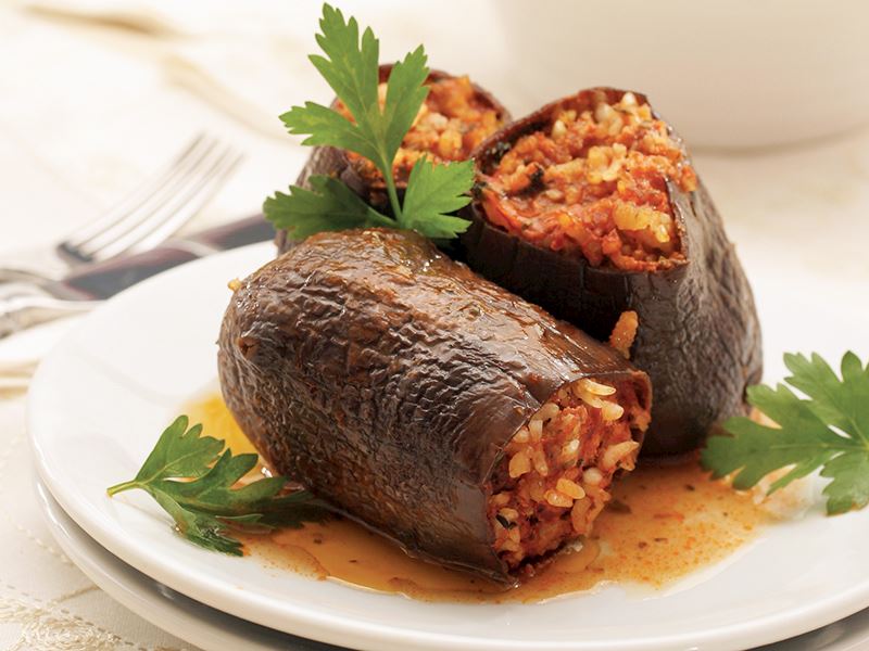 Dried Eggplant Stuffed